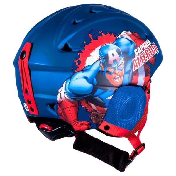 Marvel Hjelm Ski Captain America Blå