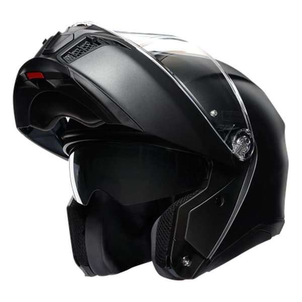 Agv Modulær Hjelm Tourmodular Solid Mplk Sort XL