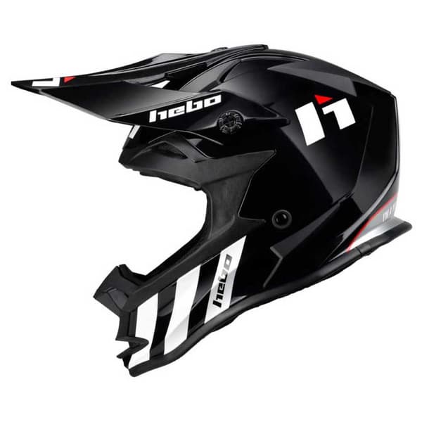 Hebo Motocrosshjälm Mx Pt13 Junior Svart M