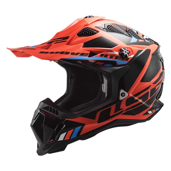 Ls2 Motocrosshjälm Mx700 Subverter Stomp Orange,Svart S