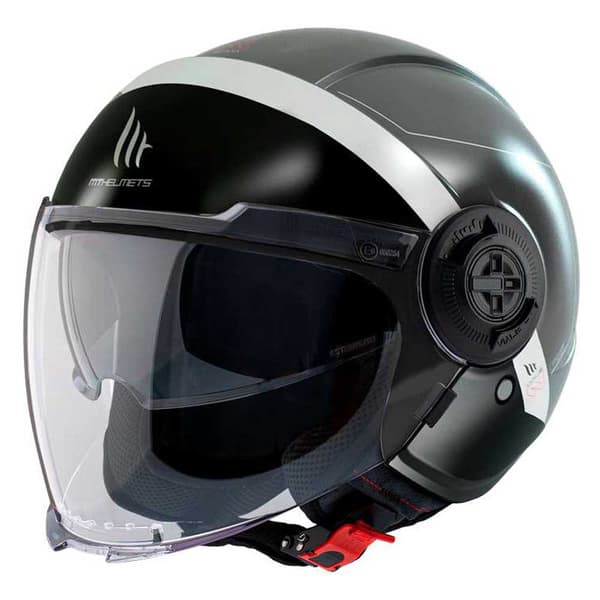 Mt Helmets Öppen Ansikts Hjälm Viale Sv S 68 Unit Svart L