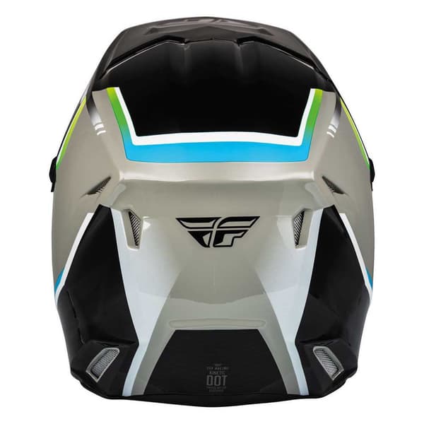 Fly Motocrosshjälm Ece Kinetic Drift Grå M