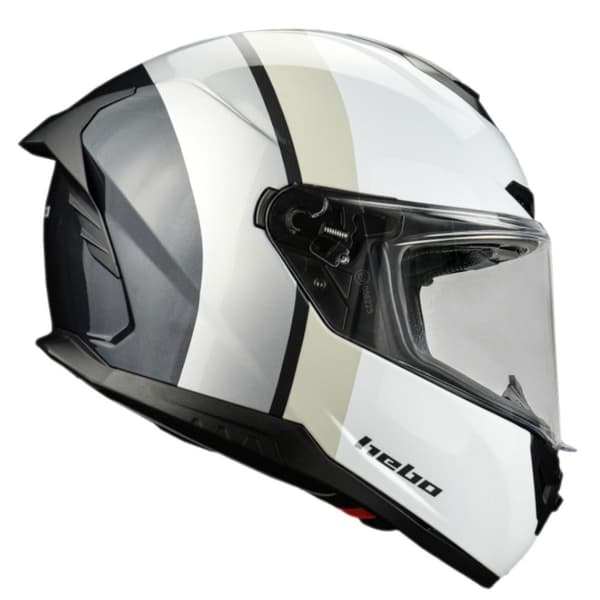 Hebo Fuld Ansigtshjelm Rush Full Race Helmet Hvid L