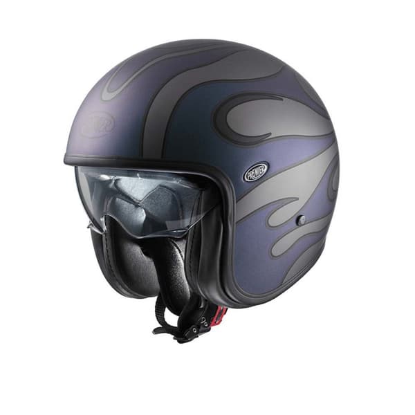 Premier Helmets Öppen Ansikts Hjälm 23 Vintage Fr Iride Bm 22.06 Blå L
