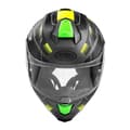 Miniatyrbild 3 av 6: Premier Helmets Fullt Ansikte Hjälm 23 Hyper Hp6 Bm 22.06 Svart L