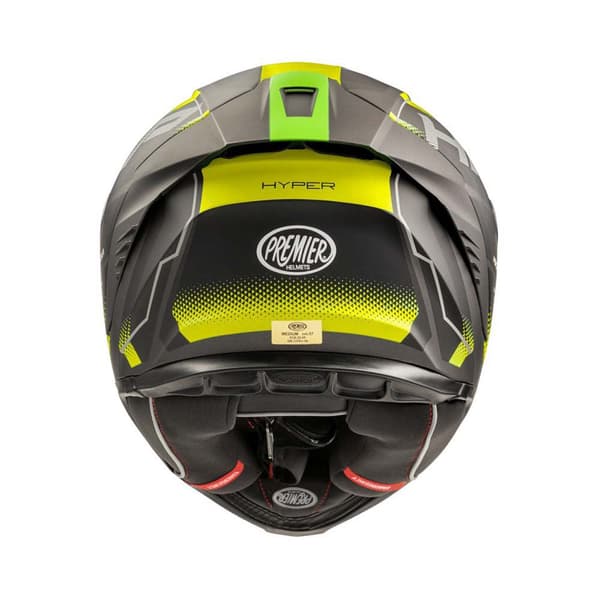 Premier Helmets Fullt Ansikte Hjälm 23 Hyper Hp6 Bm 22.06 Svart L