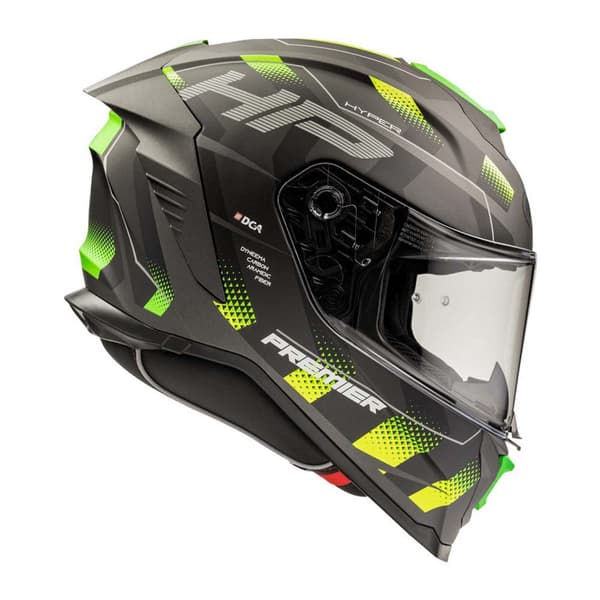 Premier Helmets Fullt Ansikte Hjälm 23 Hyper Hp6 Bm 22.06 Svart L