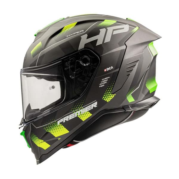 Premier Helmets Fullt Ansikte Hjälm 23 Hyper Hp6 Bm 22.06 Svart L