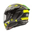 Miniatyrbild 2 av 6: Premier Helmets Fullt Ansikte Hjälm 23 Hyper Hp6 Bm 22.06 Svart L