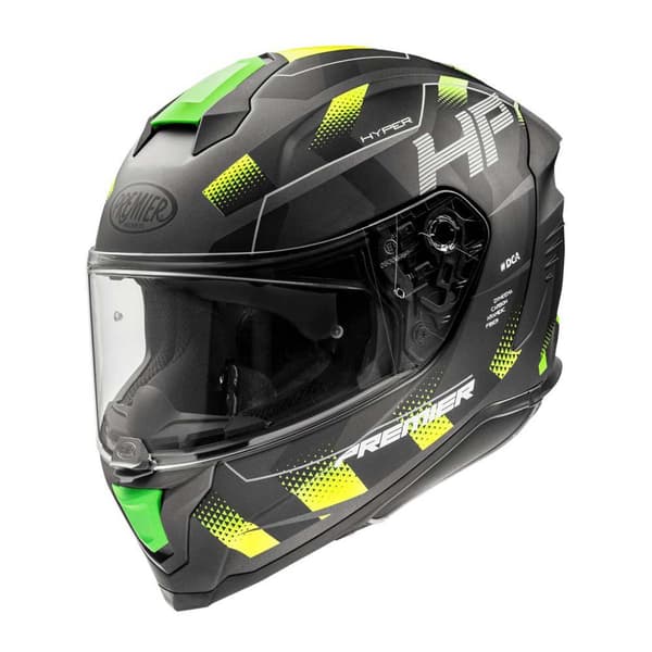Premier Helmets Fullt Ansikte Hjälm 23 Hyper Hp6 Bm 22.06 Svart L