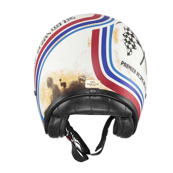 Premier Helmets Öppen Ansikts Hjälm 23 Vintage Btr 12 Bm 22.06 Vit L