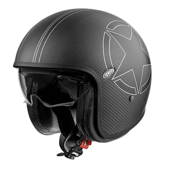 Premier Helmets Åben Ansigtshjelm 23 Vintage Star Carbon Bm 22.06 Sort S