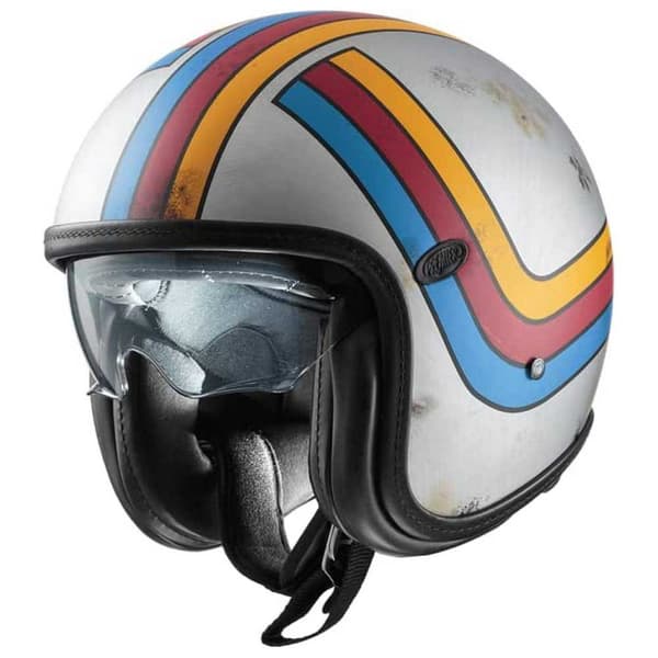 Premier Helmets Åben Ansigtshjelm 23 Vintageplatin Ed. Ex 77 Bm 22.06 Flerfarvet L