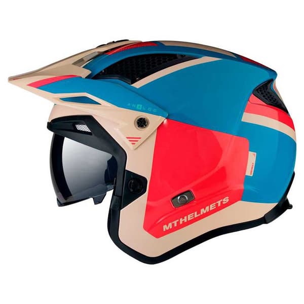 Mt Helmets Öppen Ansikts Hjälm District Sv S Analog Flerfärgad S