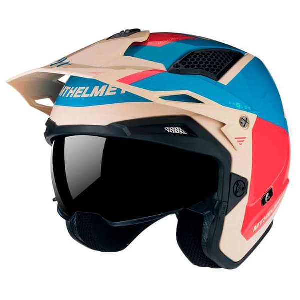 Mt Helmets Öppen Ansikts Hjälm District Sv S Analog Flerfärgad S