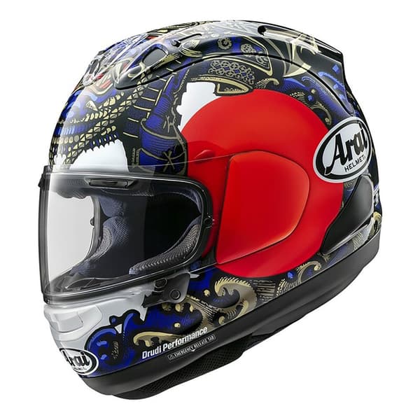 Arai Fullt Ansikte Hjälm Rx-7v Evo Samurai Flerfärgad L