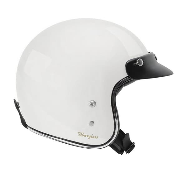 Gari Åben Ansigtshjelm G20x Fiberglass Hvid M