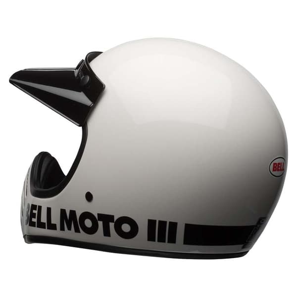 Bell Moto Motocross Kypärä Moto3 Classic Valkoinen S