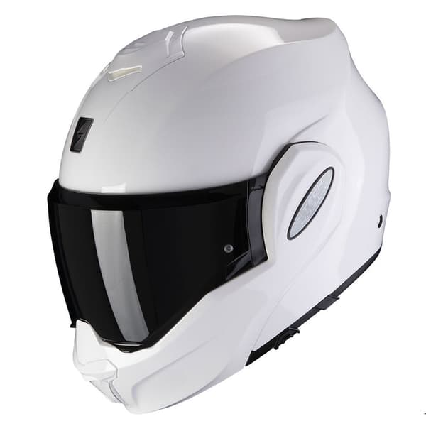 Scorpion Modulær Hjelm Exo-tech Evo Solid Hvid M