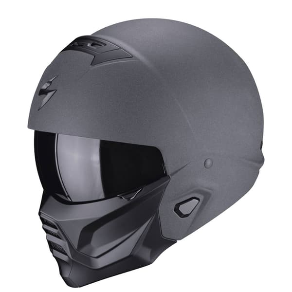 Scorpion Cabriolet Hjälm Exo-combat Ii Graphite Grå M