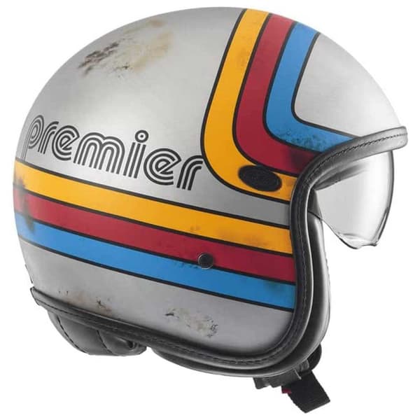 Premier Helmets Åben Ansigtshjelm 23 Vintageplatin Ed. Ex 77 Bm 22.06 Flerfarvet M