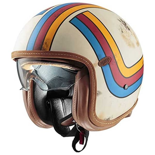 Premier Helmets Åben Ansigtshjelm 23 Vintageplatin Ed. Ex 8 Bm 22.06 Flerfarvet L