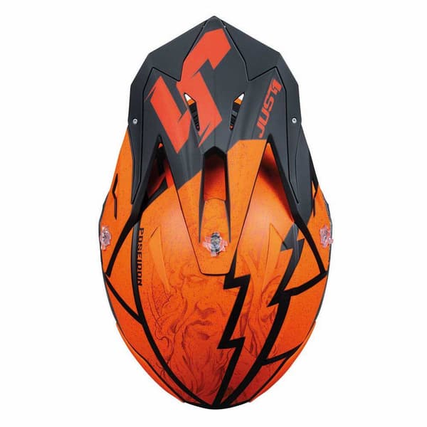 Just1 Motocross Hjelm J39 Rock Orange M