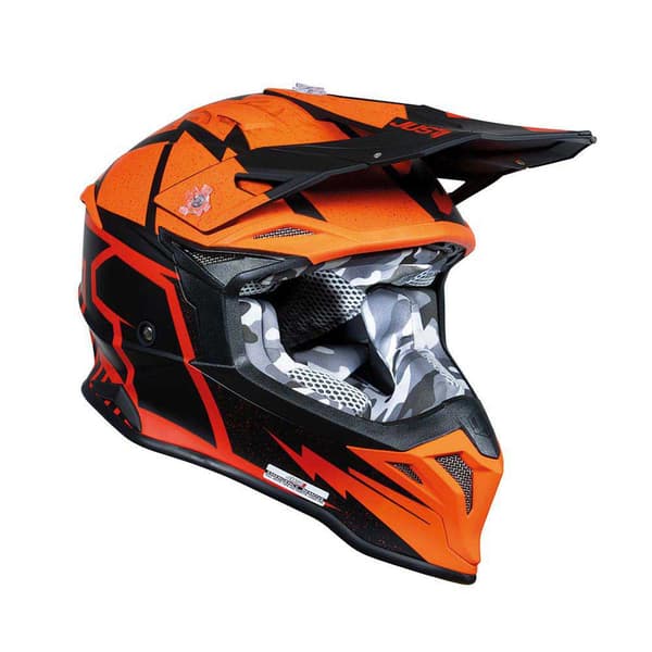 Just1 Motocross Hjelm J39 Rock Orange M