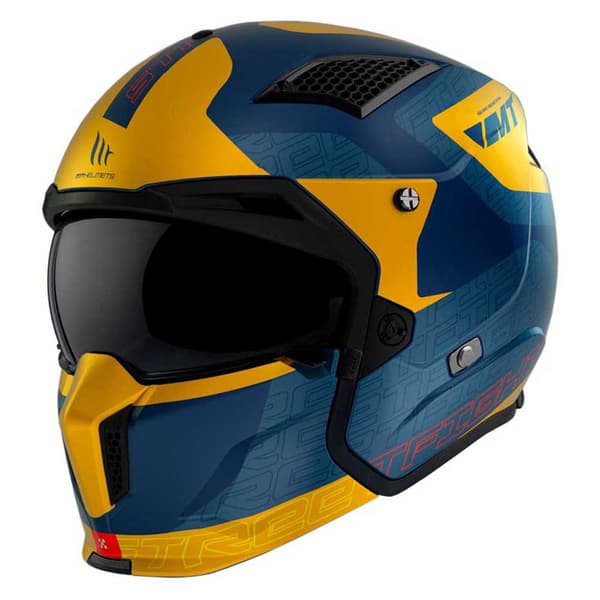 Mt Helmets Konvertibel Hjelm Streetfighter Sv S Totem Flerfarvet S