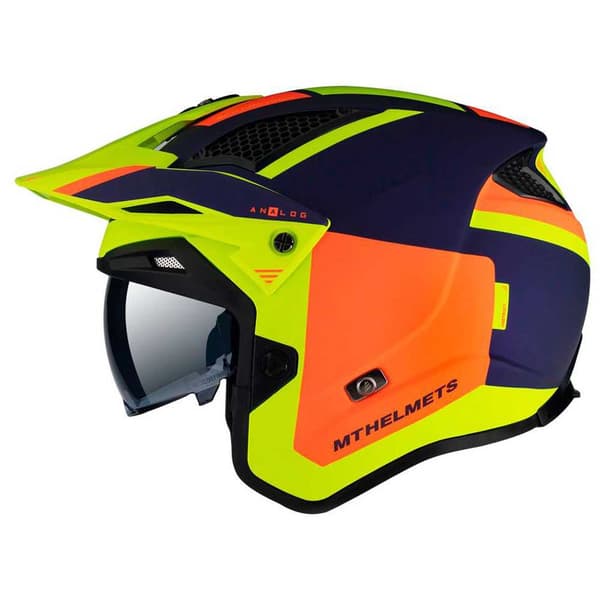 Mt Helmets Åben Ansigtshjelm District Sv S Analog Flerfarvet S