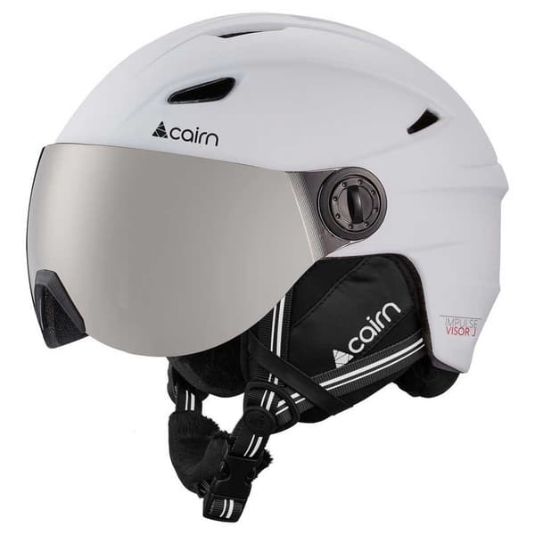 Cairn Hjelm Junior Impulse Visor Hvid 49-51 cm