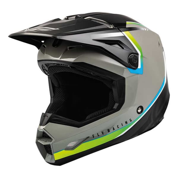 Fly Motocrosshjälm Ece Kinetic Drift Grå S
