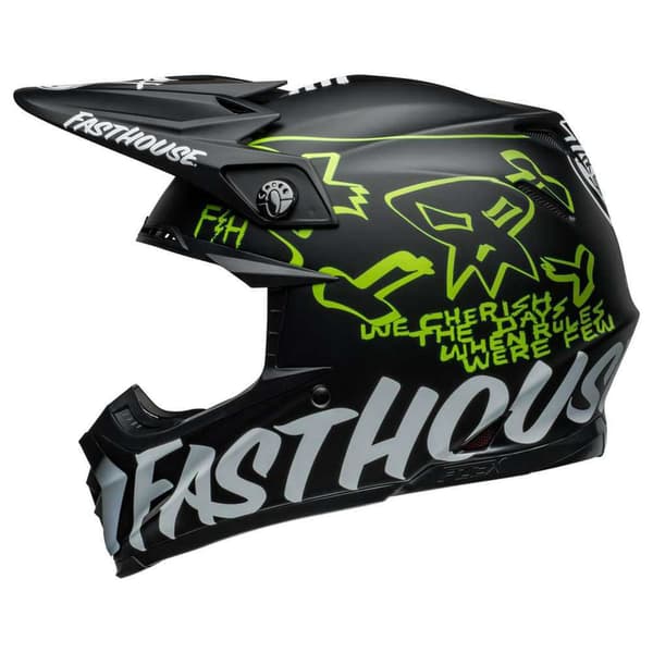 Bell Moto Motocross Hjelm Moto-9s Flex Grøn L