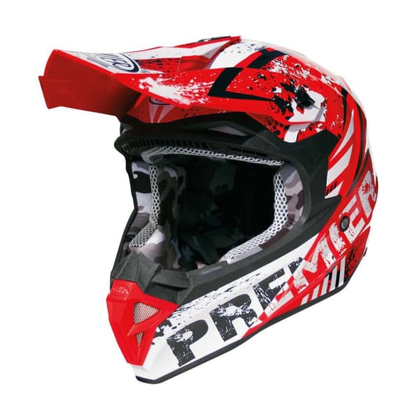 Premier Helmets Motocrosshjälm 23 Exige Zx2 22.06 Röd,Vit XL