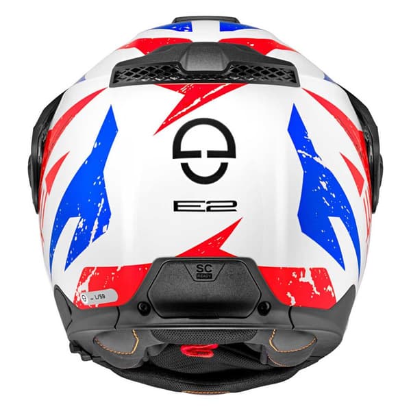 Schuberth Terränghjälm E2 Explorer Vit,Blå XL