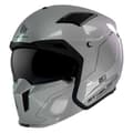 Miniatyrbild 1 av 2: Mt Helmets Cabriolet Hjälm Streetfighter Sv S Solid Grå S