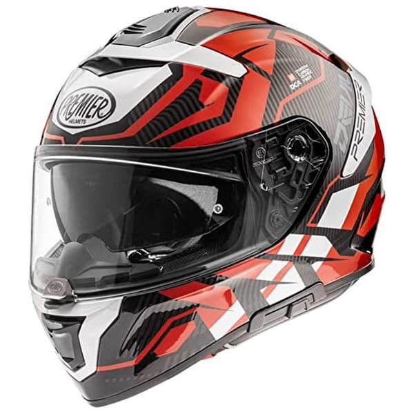 Premier Helmets Fullt Ansikte Hjälm 23 Devil Jc 92 22.06 Röd,Svart XL