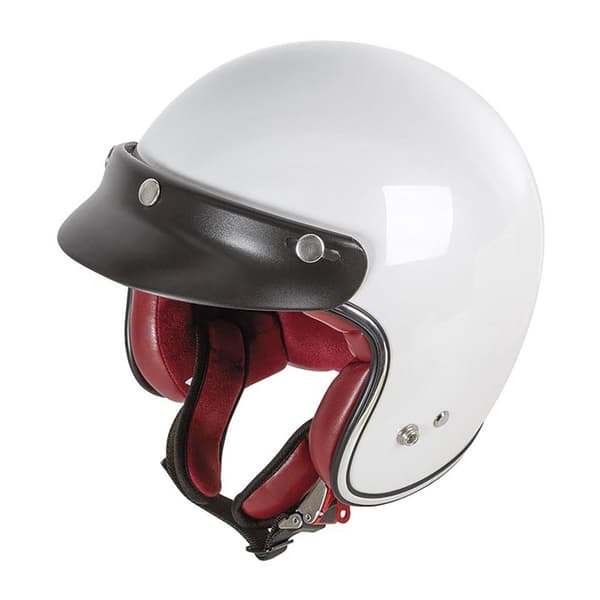 Gari Åben Ansigtshjelm G20x Fiberglass Hvid XS