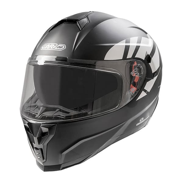 Gari Fullt Ansikte Hjälm G80 Fly-r Svart XL