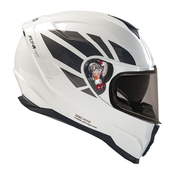Gari Fuld Ansigtshjelm G80 Fly-r Hvid 2XL
