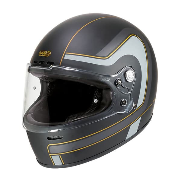 Gari Fuld Ansigtshjelm G07x Fiberglass Sort XS