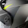 Miniatyrbild 6 av 7: Schuberth Terränghjälm E2 Defender Svart XL