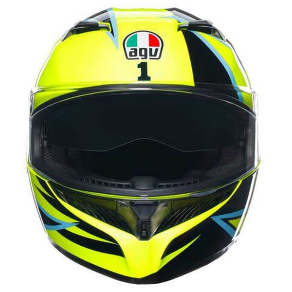 Agv Fuld Ansigtshjelm K3 E2206 Mplk Gul S