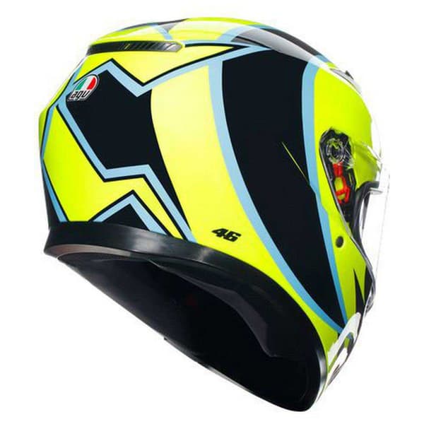 Agv Fuld Ansigtshjelm K3 E2206 Mplk Gul S