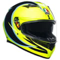Miniatyrbillede 1 af 7: Agv Fuld Ansigtshjelm K3 E2206 Mplk Gul S