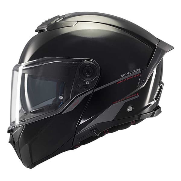 Mt Helmets Modulær Hjelm Atom 2 Sv Solid Sort S