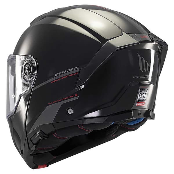 Mt Helmets Modulær Hjelm Atom 2 Sv Solid Sort S