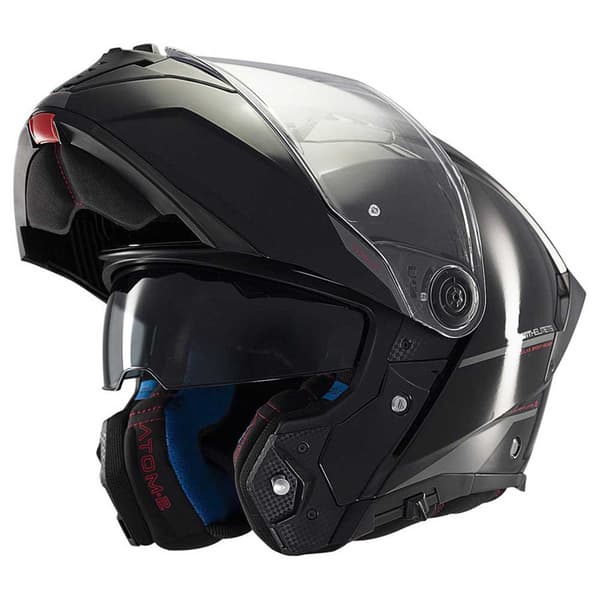 Mt Helmets Modulær Hjelm Atom 2 Sv Solid Sort S