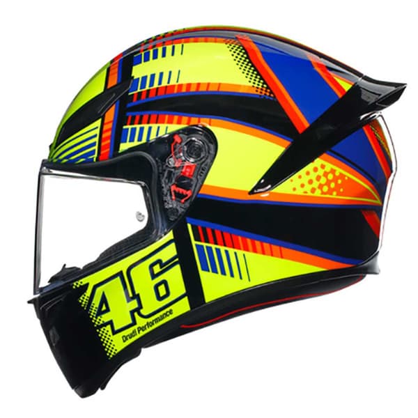 Agv Fullt Ansikte Hjälm K1 S E2206 Flerfärgad XS