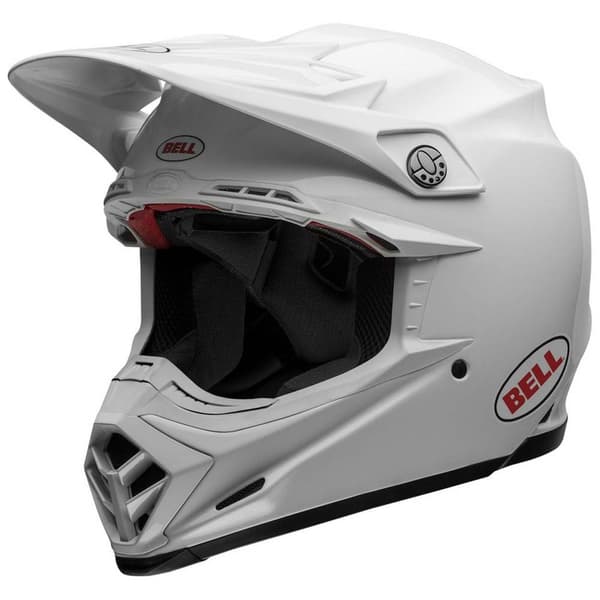 Bell Moto Motocross Hjelm Moto-9s Flex Solid Hvid M
